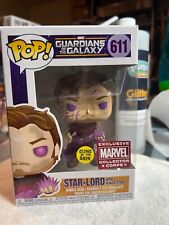 Funko POP Marvel Collectors Corp Star-Lord (Glows in the Dark) #611 Guardians picture