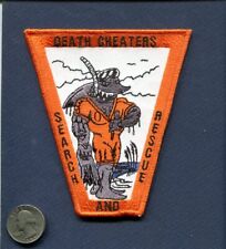 SAR SEARCH & RESCUE Swimmer DEATH CHEATERS Shark US NAVY USMC Squadron Patch picture