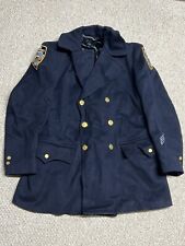 Vintage 1984 NYPD New York Police Officer Uniform Heavy Wool Jacket Coat picture