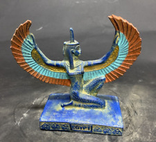 RARE ANCIENT EGYPTIAN ANTIQUITIES Statue Goddess Isis With Open Wings Pharaonic  picture