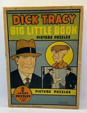 DICK TRACY SCARCE BIG LITTLE BOOK PUZZLES IN ORIGINAL BOX 1938 WHITMAN NO RES picture