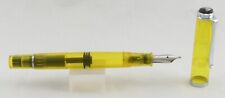 Pelikan M205 Dou Special Edition Transparent Yellow Fountain Pen In Box - BB Nib picture