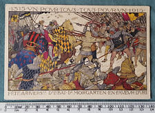 Swiss 600th anniversary (1915) artwork postcard for Battle of Morgarten in 1315 picture