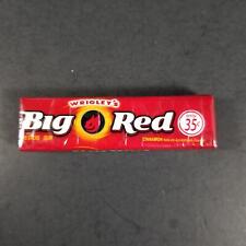 Vintage Wrigley's Big Red Cinnamon Gum 35 Cents Pack Full Unopened Sealed New picture