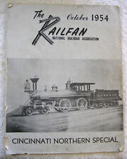 1954 The Railfan Magazine, Hand Typed, Toledo, OH to Jackson, MI - Trip picture