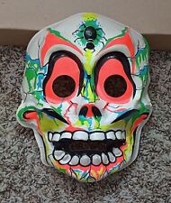 Vintage- 1960s/1970s Collegeville Skeleton Skull Halloween Mask - Not Ben Cooper picture
