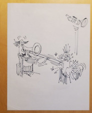 Mad Magazine: Don Martin original preliminary drawing of a band in trouble (2/2) picture