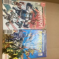 Robotech Defenders #1 & #2 - Newsstand Edition DC Comics 1985 White Pages picture