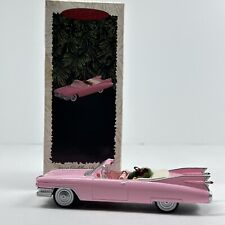 Vintage 1996 Hallmark 1959 Pink Cadillac De Ville Classic Cars Elvis Barbie picture
