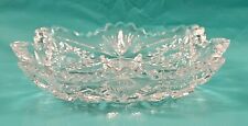 Vintage Early American Brilliant Glass Trinket Dish picture