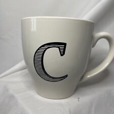 Monogram C Mug Coffee Tea Large White No Chips picture