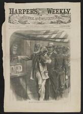 Photo:1867 'The first vote' African American men voting. picture