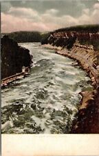 Whirlpool Rapids Scenic Aerial View Niagara Falls Canada UDB Postcard picture