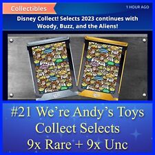 #21 WE’RE ANDY’S TOYS-COLLECT SELECTS-9x RARE+9x UNCMN-TOPPS DISNEY COLLECT picture
