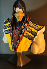 SCORPION Statue - 10in Mortal Kombat Fan Art Bust - Hand Painted - 3D Printed picture