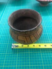 Shipibo Peruvian Amazon Shaman Fetish old Pot Pottery Brown Polychrome picture