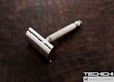Gillette Ball End Tech Vintage Three Piece Double Edge Safety Razor picture