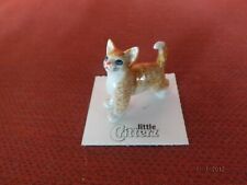 ➸ LITTLE CRITTERZ Cat Miniature Figurine Orange Tabby Cat Kitten Ginger picture