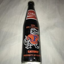 1984 University of Florida Gators UF SEC Champs Coca-Cola Bottle Coke Logofor 24 picture