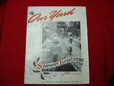 OUR YARD MAGAZINE SUN SHIPBUILDING DEC. 1946 & ESPIONAGE ACT DOCUMENT 1942 *WOW* picture