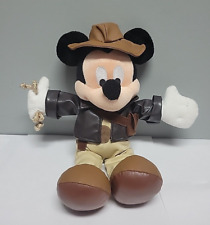 Disney Parks  Mickey Mouse Indiana Jones 11” Plush Walt Disney World Disneyland picture