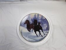 Hamilton Collection Porcelain Plate Winter's Thunder by Chuck DeHaan picture