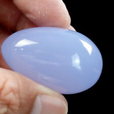 40-50mm Natural Polished Blue Chalcedony Crystal Healing Specimen Energy Stone picture