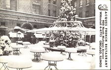 Jacques French Restaurant outdoor dining room snow winter Chicago Illinois IL picture