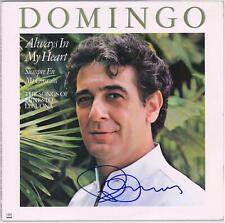 Placido Domingo Autographed Always In My Heart Album Cover PSA/DNA COA picture