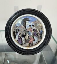 Mid 19th Century Pot Lid ‘The Bear Pit’ - Framed, Pratt Or Mayer picture