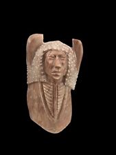 Carved Alabaster Native American Navajo Indian Sculpture Signed DBE picture