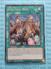 LEDE-EN053 Ties That Bind Ultra Rare Yu-Gi-Oh Card 1st Edition New picture