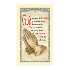 Serenity Prayer - Laminated Holy Card  picture