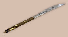 Antique Gold Plated Mother Pearl MOP Fountain Dip Pen Nib Vintage Springfield OH picture