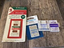 Vintage 1960s SINGER Sewing Machine NEEDLES  And Schmetz 5 Pk Plus More As Shown picture