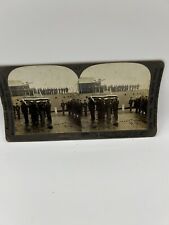 Antique WWI Photo Real Keystone View Coffin Unknown Soldier Home American V23306 picture