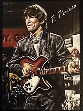 George Harrison Beatles Pietro Pertosa Giclee Art Print ACEO Sample Card #GH-1 picture