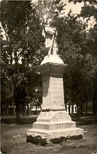 Albert Hobbs G. A. R. Post 404 Civil War Memorial, Pella, Iowa IA RPPC 1911 picture