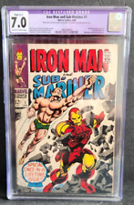 Iron Man and Sub-Mariner #1 - CGC 7.0 Restored (Slight C-1) picture
