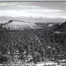 c1950s Santa Fe - Los Alamos Hwy, N.M RPPC Lookout Point S.W. Post Card Co. A200 picture