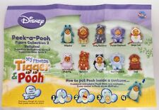 Tomy Yujin Peek A Pooh Tigger Costume Series 2 Returns Figure Collection 10 Set picture