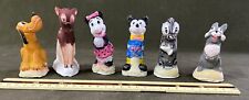 Vint/Ant Disney Chalkware-Pluto, Bambi, Minnie, Mickey, Flower and Thumper '30s picture
