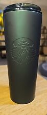STARBUCKS Christmas Holiday 2022 16oz Forest Green Stainless Steel Tumbler picture