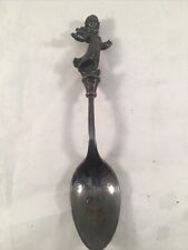 Vintage Reed & Barton Silverplate Spoon Children of Christmas 1983 Little Skater picture