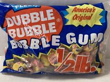 Vintage 1993 Fleer DUBBLE BUBBLE Bubble Gum 1/2 lb. Bag-NOS--Unopened picture