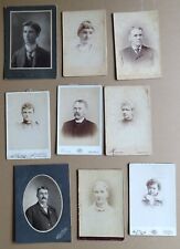 JAMESTOWN NEW YORK 9 Cabinet Photographs circa 1880a-1890s picture