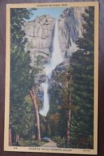 Vintage POSTCARD -- Yosemite National Park, Yosemite Falls, Yosemite Valley picture