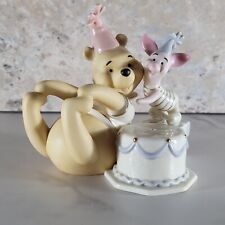 LENOX DISNEY SHOWCASE COLLECTION POOH & PIGLET'S BIRTHDAY SURPRISE - NO CANDLE picture
