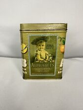 Vintage 90s Alphabets Advertising Metal Tin - National Biscuit Company picture