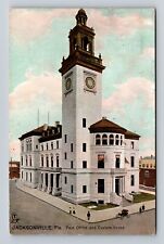 Jacksonville FL-Florida, Post Office, Custom House, Vintage c1911 Postcard picture